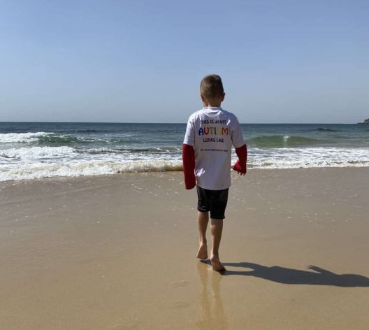 Child walking on the beach — NDIS Provider on the Sunshine Coast, QLD